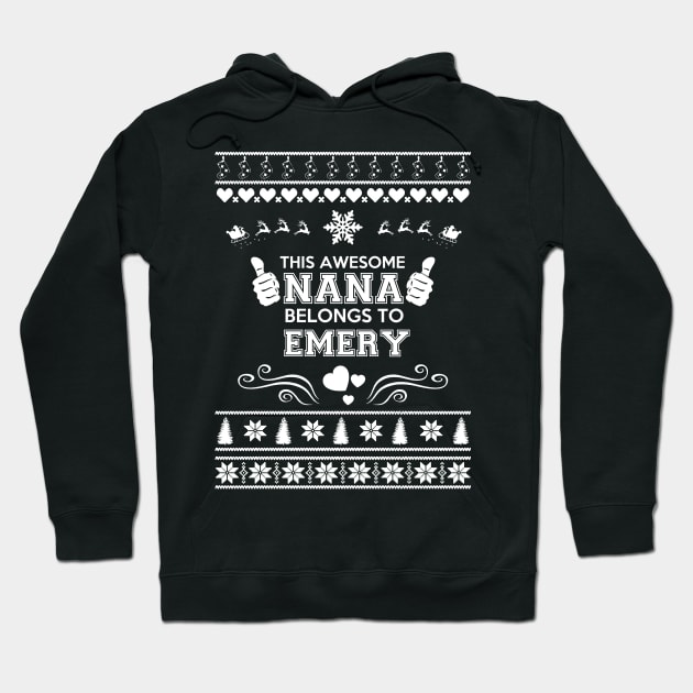 Merry Christmas Nana Hoodie by bryanwilly